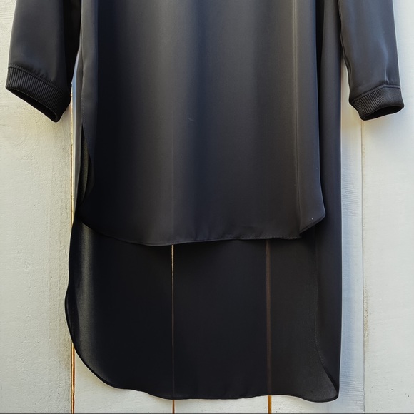 Amanda Uprichard Long Sleeve Black Tunic Dress Women’s Small - Picture 4 of 11